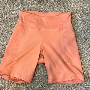 DIP pink biker shorts